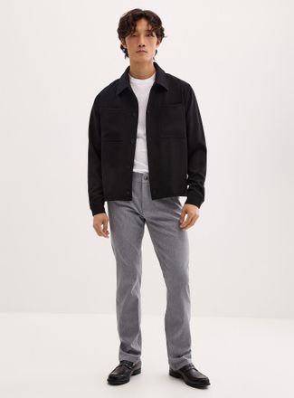 Point Zero Mens Heathered stretch linen five-pocket pant Slim fit