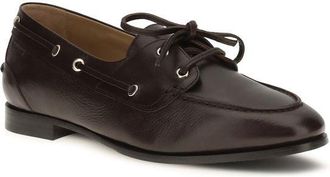 Bally Womens Brown Calf Leather Bos Taurus Slip-On Loafers