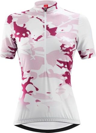 LOEFFLER Bike Jersey Half-Zip Mysteria Mid Velotrikot f&uuml;r Damen | wei&szlig;