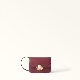 Furla Sfera Porta Monete S Red Apple Rosso Pelle Di Vitello Sidney Donna