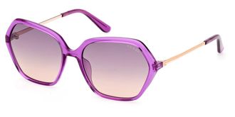Guess GU00134 81Z Womens Sunglasses Purple Size 55