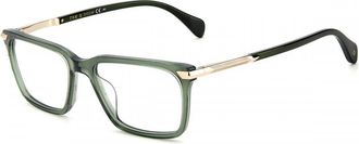 Rag & Bone Demo Rectangular Mens Eyeglasses RNB7043 01ED 56