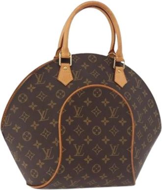 Louis Vuitton Pre-owned Ellipse MM Hand Bag - Dames - Vintage Handtas - Bruin - ONE Size - Leer - Vintage