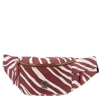 Roberto Cavalli Zebra Print RC Logo Belt Bag