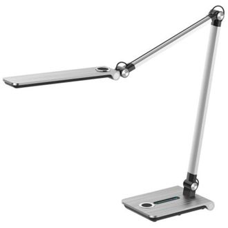 Fabrilamp Fabrilamp - Flexo Dardo Plata 10w 800lm 3000-4500-6000k Articulable Reg.intensidad Memoria Orientable Regx15,1x59,6cm