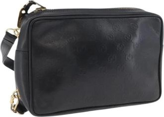 Gucci Pre-owned Cross Body Bags, female, Black, Size: ONE SIZE Pre-owned Vintage Hand Bag
