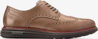 Cole Haan Mens Øriginal Grand Remastered Wingtip Oxford Shoes - Brown Size 10.5