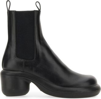 Jil Sander Ankle Boot - Dames - Laarzen met Hak - Zwart - 39 EU - Schoenen
