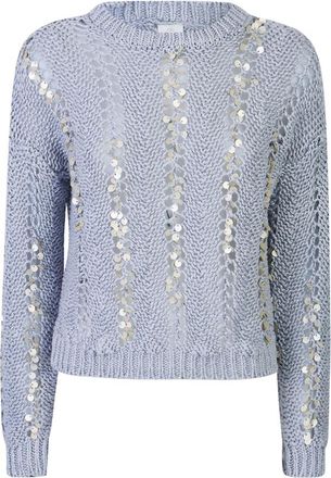 Eleventy Donna, Maglie, Blu, M, new
