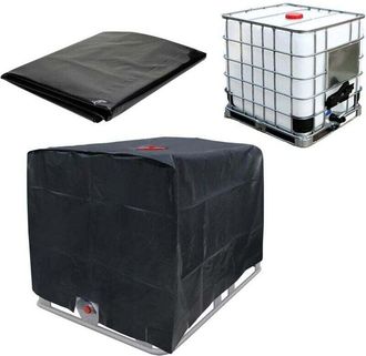 OEM Housse Protection Reservoir Ibc - Tissu Oxford 210d Impermeable Uv - Pour Cuve 1000 L - 120 X 100 X 116 Cm