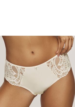 Lascana Panty LASCANA Flora, Damen, Gr. 32/34, beige (champagner), Spitze, Obermaterial: 89% Polyamid, 11% Elasthan, Unterhosen Panty, mit feiner, leicht tran