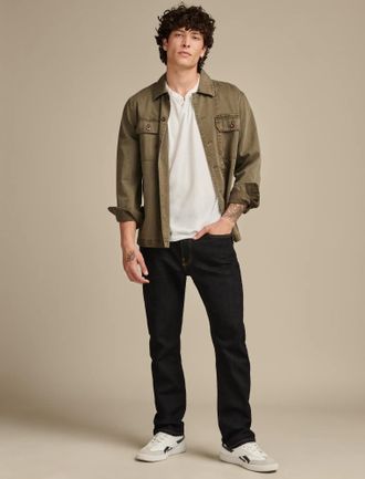 Lucky Brand Mens 410 Athletic Straight Coolmax Stretch Jean