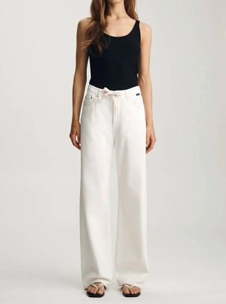Mavi Nella Wide Leg Jeans In Ivory