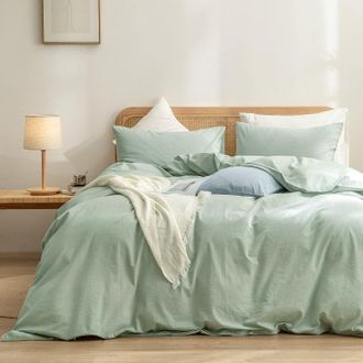 OEM Juego De Cama De Algod&oacute;n, Funda N&oacute;rdica De 220x240 Cm, Fundas De Almohada De 65x65 Cm, Cierre De Cremallera, Para Dormitorio De Adulto