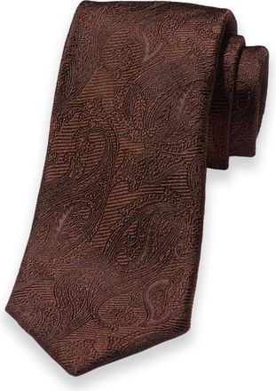 Paul Fredrick Paisley Woven Silk Tie