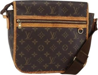 Louis Vuitton Pre-owned Vintage Canvas Crossbody Tas - Dames - Vintage Schoudertas - Bruin - ONE Size - Vintage