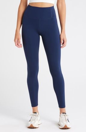 Free People FP Movement Never Better High Waist Leggings in Midnight Navy at Nordstrom, Size X-Small