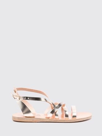 Ancient Greek Sandals Sandali bassi in pelle laminata con cinturino