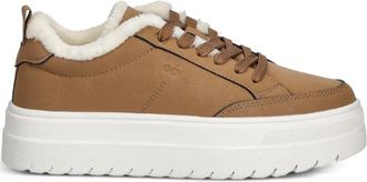 HUGO BOSS Sneakers met plateauzool - Bruin
