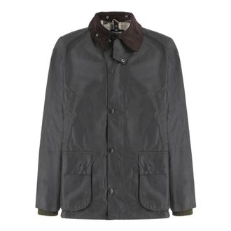 Barbour Bedale Wax Jacket - - Jackets - Uomo - Grigio - M