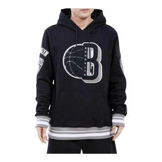 Pro Standard Pro Standard NBA Brooklyn Nets Mash Up Logo P/O Hoodie in Black Men
