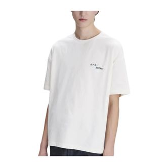 A.P.C. T-Shirts, male, White, Size: XS T-Shirt Renoncement