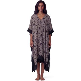 Lords of Harlech Inter Twine Womens Kaftan in Inter Twine Black at Nordstrom