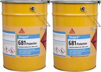 Sika Juego De 2 Protectores De Suelo Incoloros Sika Sikagard 681 Protection - 11l