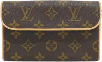Louis Vuitton Pre-owned Belt Bags, female, Brown, Size: ONE SIZE Pre-owned Pochette Florentine Monogram Waist Bag