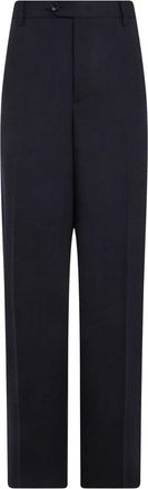 Paul Smith Heren Broek - Heren - Straight fit broeken - Grijs - W38 - Wol - Broeken