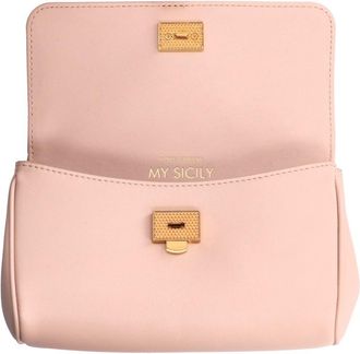 Dolce & Gabbana Womens My Sicily Bag Nude Leather Handbags Hand