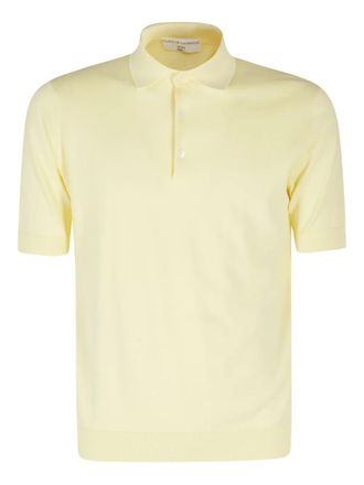 FILIPPO DE LAURENTIIS short-sleeved polo shirt - Yellow