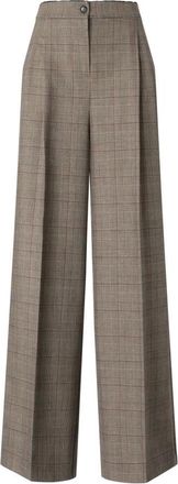 Pinko Double-Fit Broeken - Dames - Wijde Broeken - Beige - S - Broeken