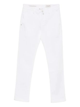 Jacob Cohen straight-leg trousers - men - Fabric - 33 - White