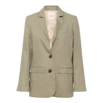 Part Two Nyanpw Jas - Dames - Jassen - Groen - Maat: XL Linnen