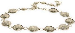 Vince Camuto Etched Disc Belt in Light Gold at Nordstrom Rack, Size Large/x-Large