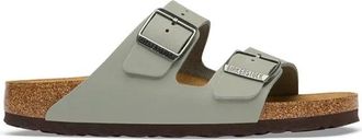Birkenstock Arizona Oiled Leather - Heren - Sandalen - Groen - 37 EU - Leer - Schoenen