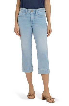 NYDJ Marilyn Triple Stitch Crop Straight Leg Jeans in Keys View at Nordstrom, Size 0