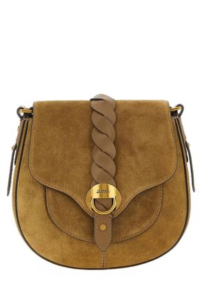 Isabel Marant Womens Altay Small Shoulder Bag In Brown Suede