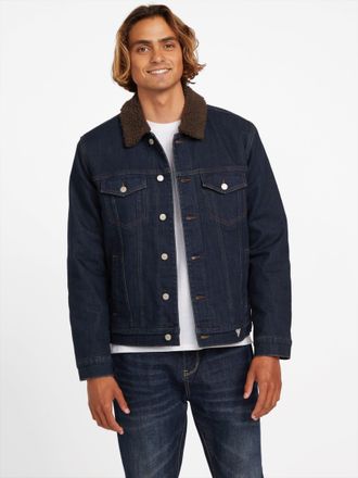 Guess Braun Sherpa Lined Denim Jacket