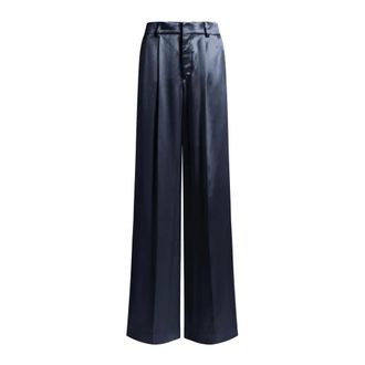 Alberta Ferretti Alberta Ferretti, Wide Trousers, female, Blue, Size: M Pantalone