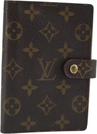 Louis Vuitton Pre-owned Wallets, female, Brown, Size: ONE SIZE Pre-owned Day Planner Cover