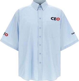 Balenciaga Hombre, Camisas, Azul, Talla: L