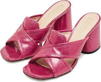 Marc Jacobs Mules con tacco largo - Rosa