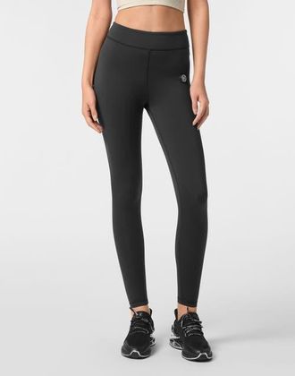Plein Sport Push Up High Waisted Leggings Scratch Women in Black at Nordstrom, Size Xx-Large