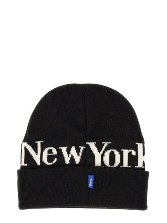 Awake NY HT007_BLACK Acrylic Beanie - Black
