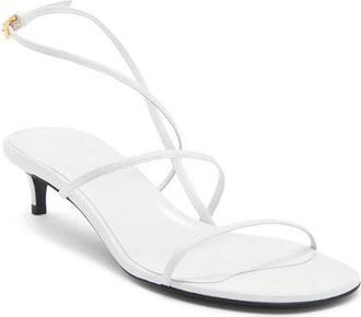 Khaite Loop Kitten Heel Sandal in Chalk at Nordstrom, Size 10.5Us