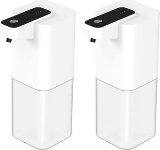 OEM Juego De 2 Dispensadores Autom&aacute;ticos De Pared De 400 Ml, Sin Contacto Y Recargables, Perfectos Para El Ba&ntilde;o Y La Cocina