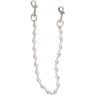 mnml Skull Link Wallet Chain in Silver at Nordstrom