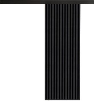 Mirjan24 Mobilier1 - Puerta Corredera Dover 201, Antracita + Negro